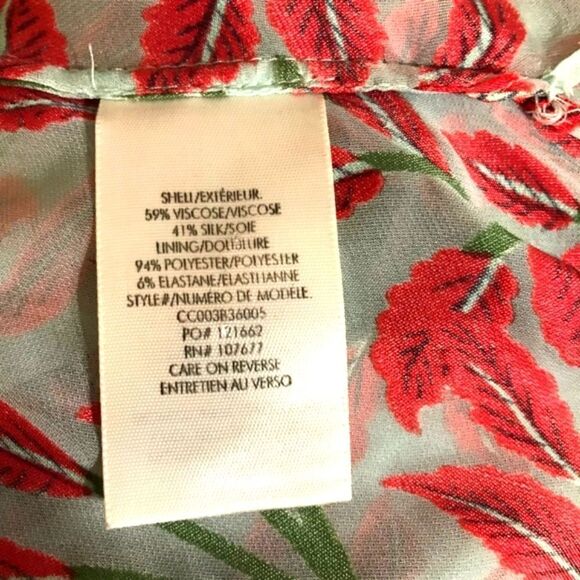 Alice & Olivia Malita Ruffle Silk Blouse Size Small - Picture 11 of 11